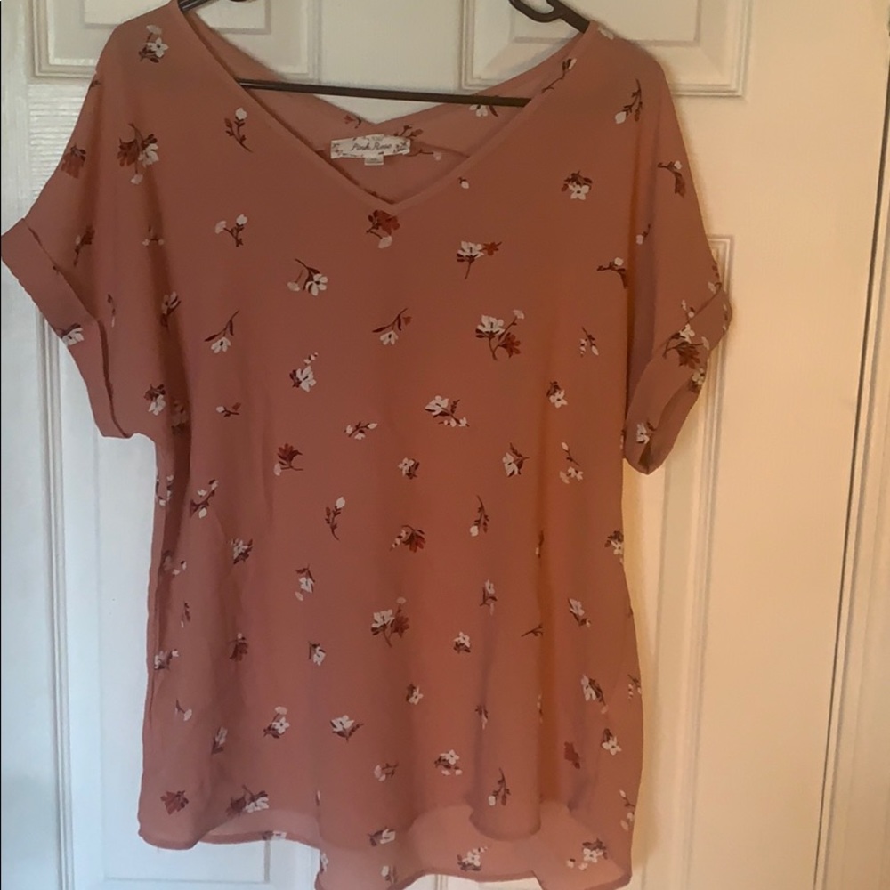 Pink Rose Stitch Fix Top